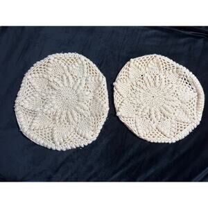 John Molloy - Set of 2 Round Knit Pillow Shams Covers 100% Wool